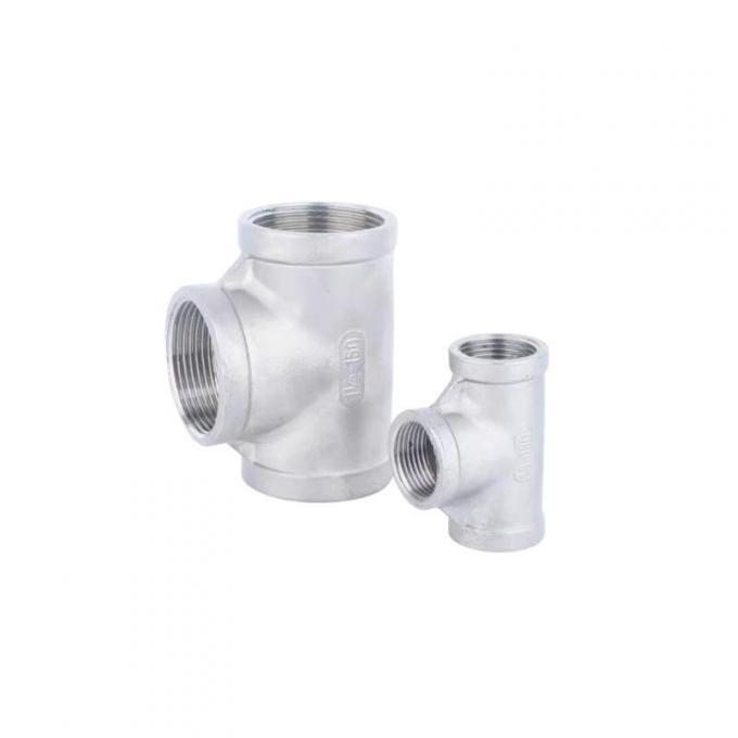 1/4′′ 3/8′′ Pipe Fittings Pipe Connections Stainless Steel Tee